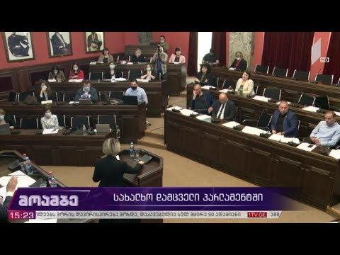 სახალხო დამცველი პარლამენტში